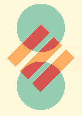 Abstract modern minimalist