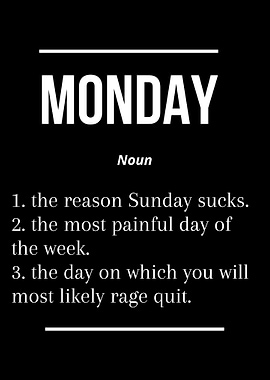 monday definition