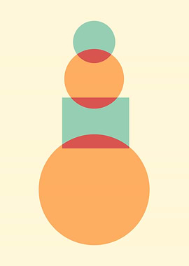 Abstract modern minimalist