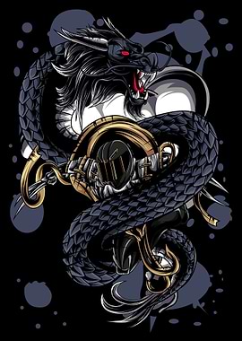 AGV RONIN WITH DRAGON