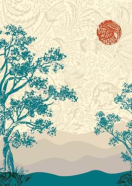 cherry blossom minimalist