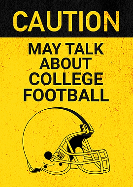 COLLEGE FOOTBALL HELMET