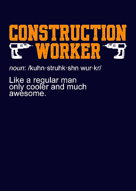 Funny Construction Worker