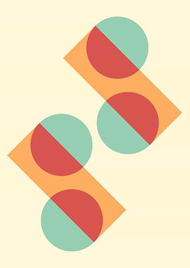 Abstract modern minimalist