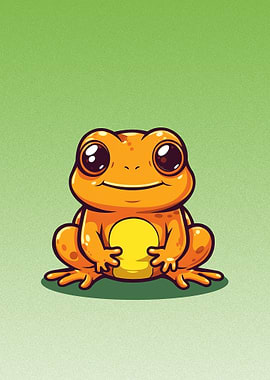 frog cute animal