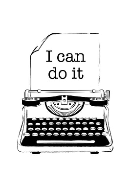 I can do it Typewriter