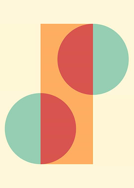 Abstract modern minimalist