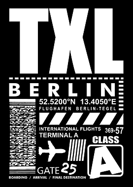 Berlin Airport Tegel TXL