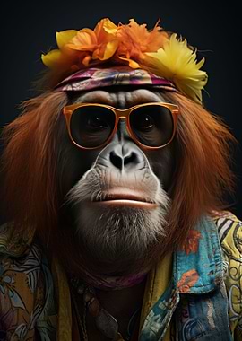 Hippie Orangutan