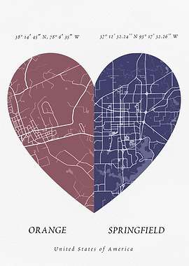 Orange and Springfield