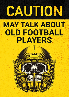 CAUTION OLD FOOTBALL