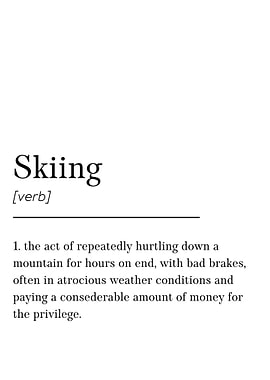 Definition Of Skiing Quote