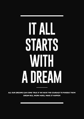 Starts with a Dream
