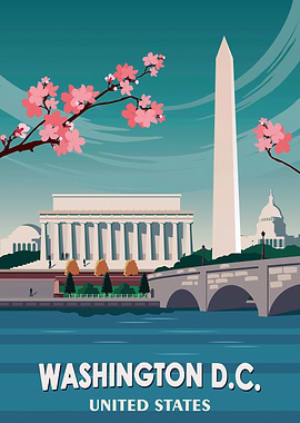 washington dc Travel Art