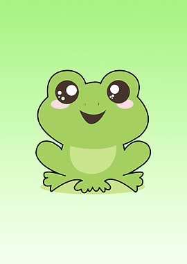 frog cute animal