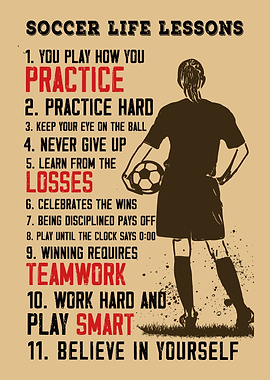 Soccer life lessons quote