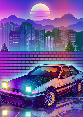 Toyota ae86 cyber neon