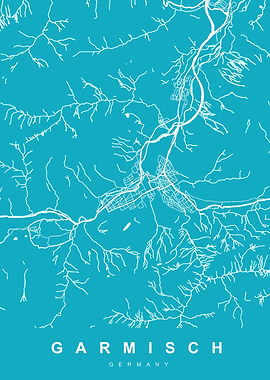 MAP GARMISCH GERMANY