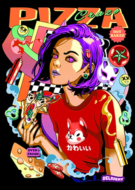 Pizza Craze anime girl