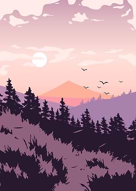 Afternoon in the Mountains