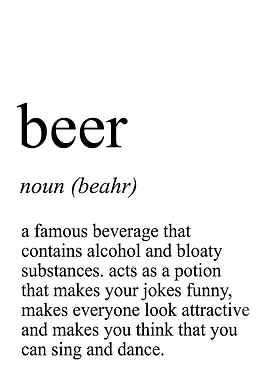 Beer Definition text Art 2