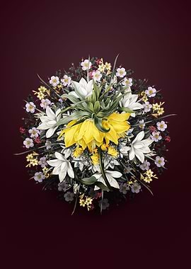 Kaiser Crown Flower Wreath