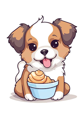 Baby Dog Illustration