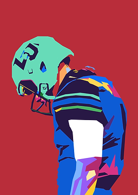 American Football Pop Art