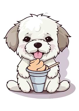 Baby Dog Illustration