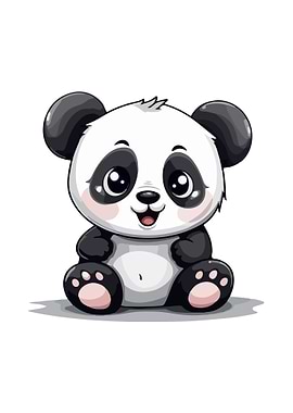 Baby Panda Illustration