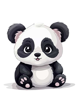 Baby Panda Illustration
