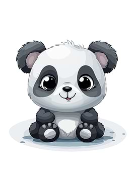 Baby Panda Illustration