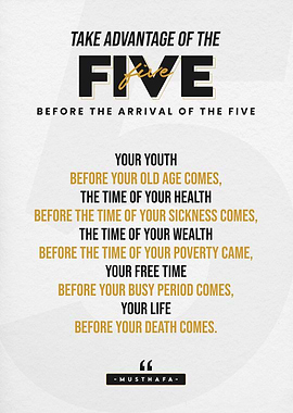 TAKE ADVANTAGE 5 BEFORE 5