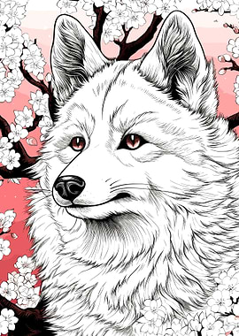 wolf cherry blossom