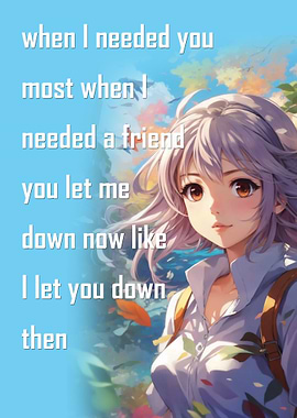 Anime Girl Quote