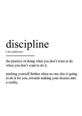 Discipline Definition