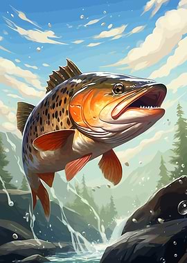 Tiger Trout Fishing