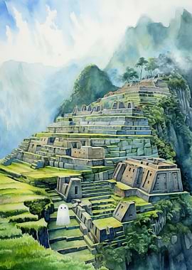 Ghost at Machu Picchu