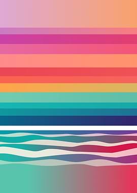 Mid Century Seascape