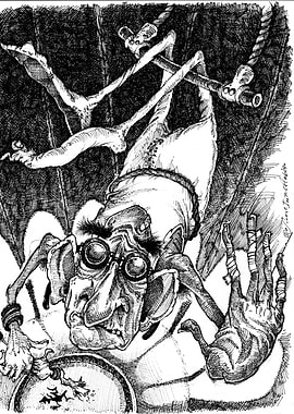 Elderly Circus Trapeze