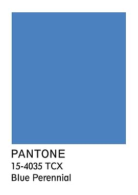 Pantone Blue perennial