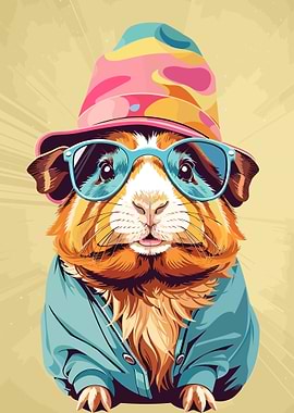 Whimsical Guinea Pig