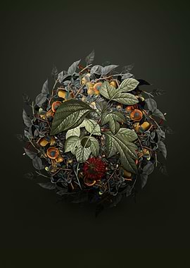 Paper Mulberry Wreath