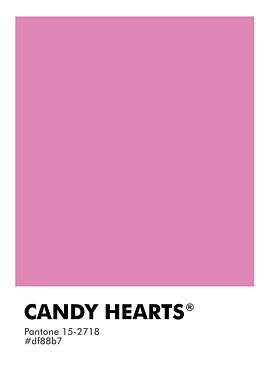 PANTONE CANDY HEARTS