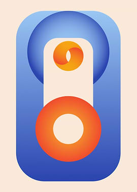 Colourful abstract design