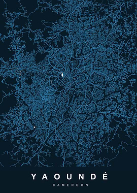 MAP YAOUNDE CAMEROON