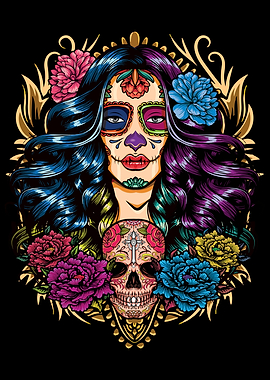 La Catrina Los Muertos Day