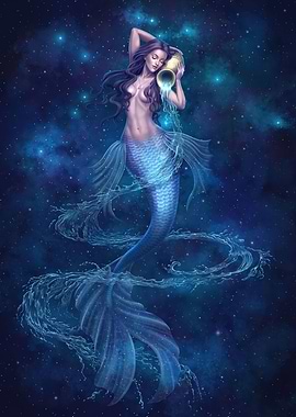 Aquarius Mermaid Zodiac