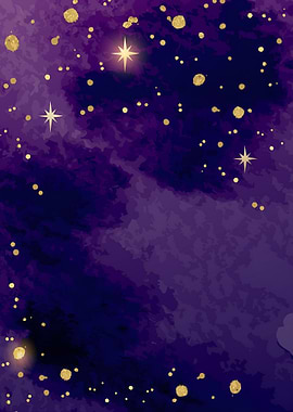 Starry Night Watercolor