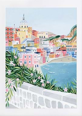 Procida Art Print Naples